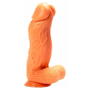 Dildau Dildo Natural Look Cu Testicule Si Ventuza