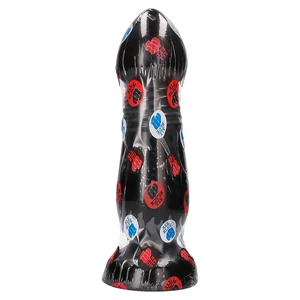 Dildo All Black Extra Sensations 27.5 cm Negru