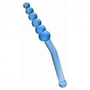 Dildo Anal Angler Clear Albastru pe Denysa.ro