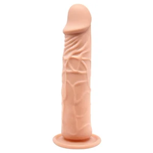 Dildo Cu Ventuza Puternica Pentru Perete Dildo Realist Plin De Vene 20 Cm