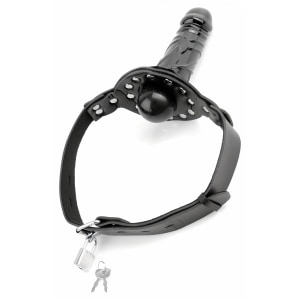 Dildo Căluș Deluxe Ball Negru