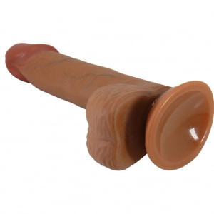 Dildo Catoblepas 20cm Curbat Realist cu Ventuză