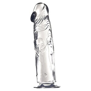 Dildo Clearstone Perfect Transparent pe Denysa.ro