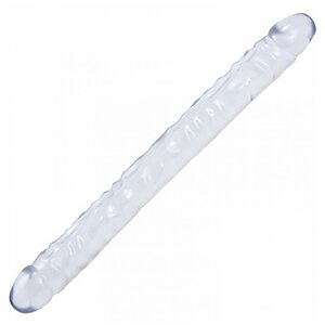 Dildo Crystal Jellies Double 18 Inch Transparent pe Denysa.ro
