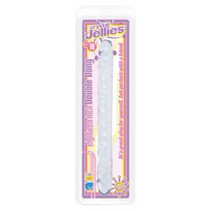Dildo Crystal Jellies Double 18 Inch Transparent