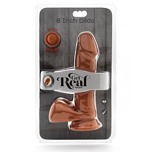 Dildo Cu Testicule Dual Density 20cm