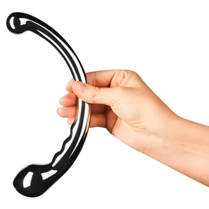 Dildo din Oțel Inoxidabil Le Wand Hoop Argintiu