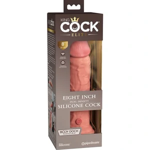 Dildo Dual Density 22cm King Elite realist cu ventuză