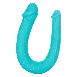Dildo Dublu AC-DC Turcoaz pe Denysa.ro