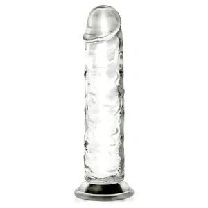 Dildo Flawless Clear 17.8cm Transparent pe Denysa.ro