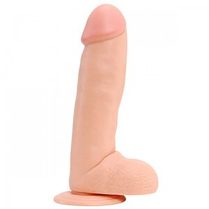 Dildo Gigant Real Rapture Natural 28 cm pe Denysa.ro