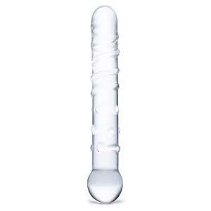 Dildo Glass Callisto Clear Transparent pe Denysa.ro