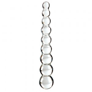Dildo Sticla Transparent Pentru Stimulare Anala