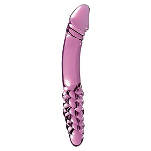Dildo Din Sticla Icicles Roz