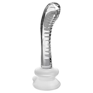 Dildo Din Sticla Curbat Pentru Punct G