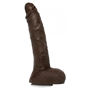 Dildo Realist Maron 25 Cm Cu Ventuza