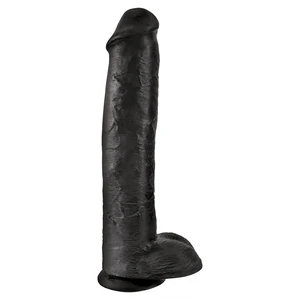 Dildo King Penis 38.1cm Negru pe Denysa.ro