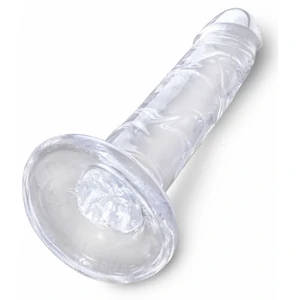 Dildo King Penis 6 Inch Clear Transparent