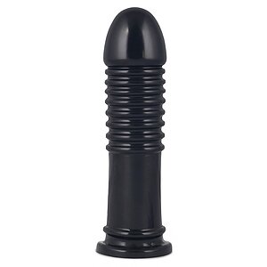 Dildo Anal King Sized Cu Ventuza Negru 22.5 Cm
