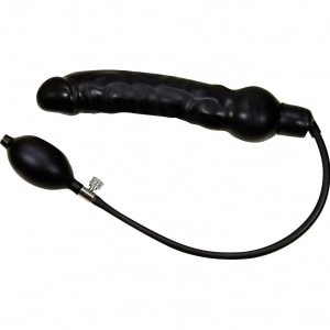 Dildo Latex Show Me Up Negru 25cm pe Denysa.ro