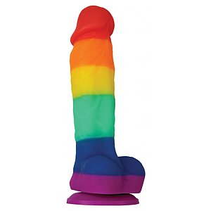 Dildo Silicon Moale Pride Edition Multicolor