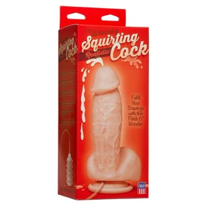 Dildo Realistic Cu Ventuză Și Ejaculare Squirting