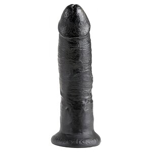 Dildo Realistic King Pipedream 22.9cm Negru pe Denysa.ro