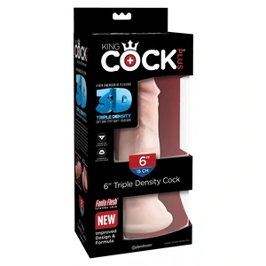 Dildo Realistic Triple Density 6 Inch