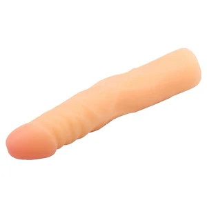 Dildo Realistic White Flexible Spine 19cm