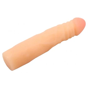 Dildo Realistic White Flexible Spine 19cm