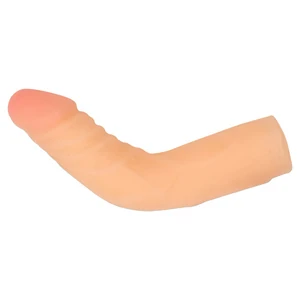 Dildo Realistic White Flexible Spine 19cm