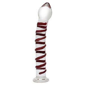 Dildo Rimba Sensual Glass Ursula Transparent pe Denysa.ro
