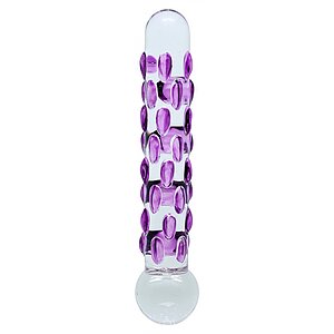 Dildo Sensual Glass Celine Transparent pe Denysa.ro