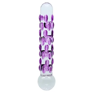 Dildo Sensual Glass Celine Transparent pe Denysa.ro