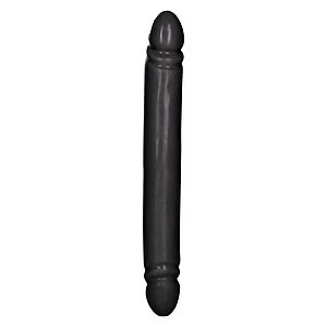 Dildo Smooth Double Negru pe Denysa.ro