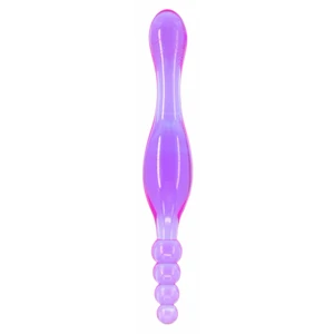 Dildo Smoothy Prober Clear Lavender 20cm Mov pe Denysa.ro