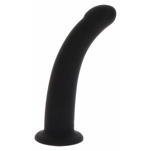 Dildo Strap-On Dong Medium 14cm Negru pe Denysa.ro