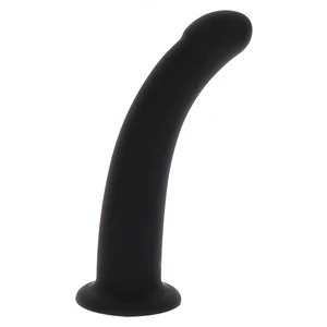 Dildo Strap-On Dong Medium 14cm Negru Dildo Strap-On Dong Medium 14cm Negru pe Denysa.ro