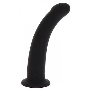 Dildo Strap-On Dong Medium 14cm Negru pe Denysa.ro