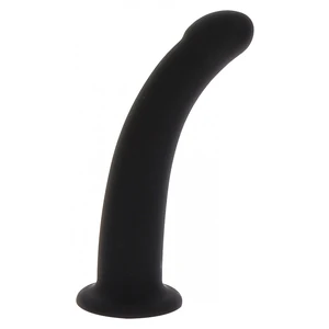 Dildo Strap-On Dong Medium 14cm Negru Dildo Strap-On Dong Medium 14cm Negru pe Denysa.ro