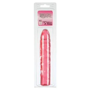Dildo Translucence Jr Dong 19cm Roșu