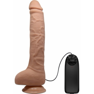 Dildo Vibrant Realist cu Ventuză Material TPR pe Denysa.ro