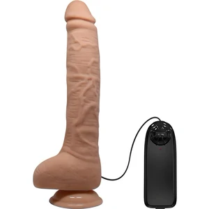 Dildo Vibrant Realist cu Ventuză Material TPR pe Denysa.ro
