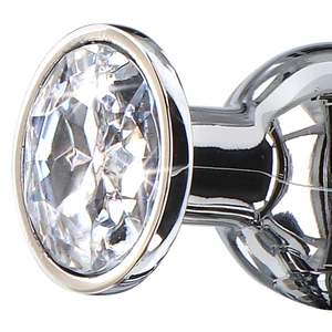 Dop Anal Diamond Bijou Small Argintiu