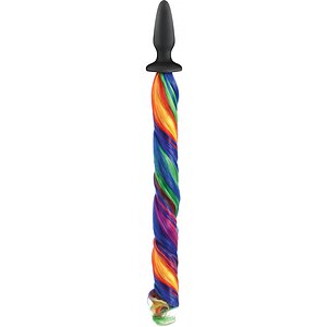 Dop Anal Unicorn Tails Negru pe Denysa.ro