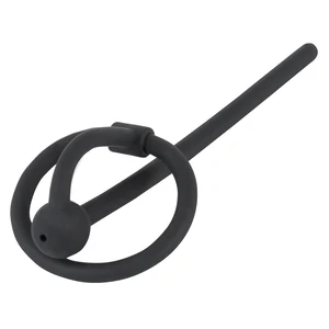 Dop Pentru Penis Cu Inel Pentru Cap Negru pe Denysa.ro