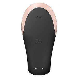 Double Love Luxury Partner Vibrator Negru
