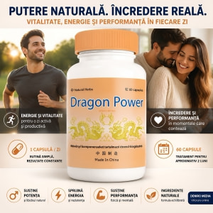 Dragon Power 60 Cps — Complex Vegetal Pentru Bărbați