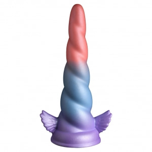 Dream Rider – Corn Unicorn Din silicon, Ventuză Puternică Multicolor pe Denysa.ro