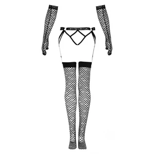 Dres Cu Portjartier CoFashion Nemalia Negru S-M